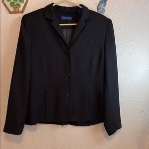 Karen Scott Black Formal Blazer with Tailored Fit